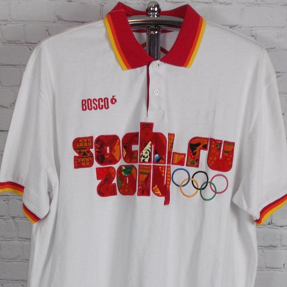 VINTAGE NWT 2014 SOCHI RUSSIA WINTER OLYMPICS POLO